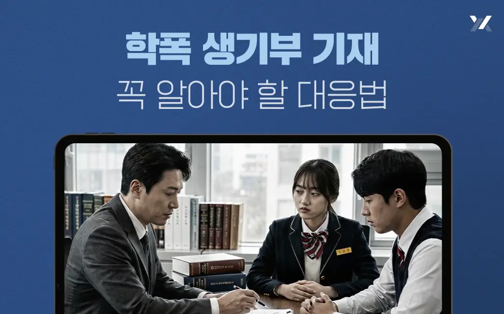 학폭 생기부 기재, 가해학생·학부모가 꼭 알아야 할 대응법